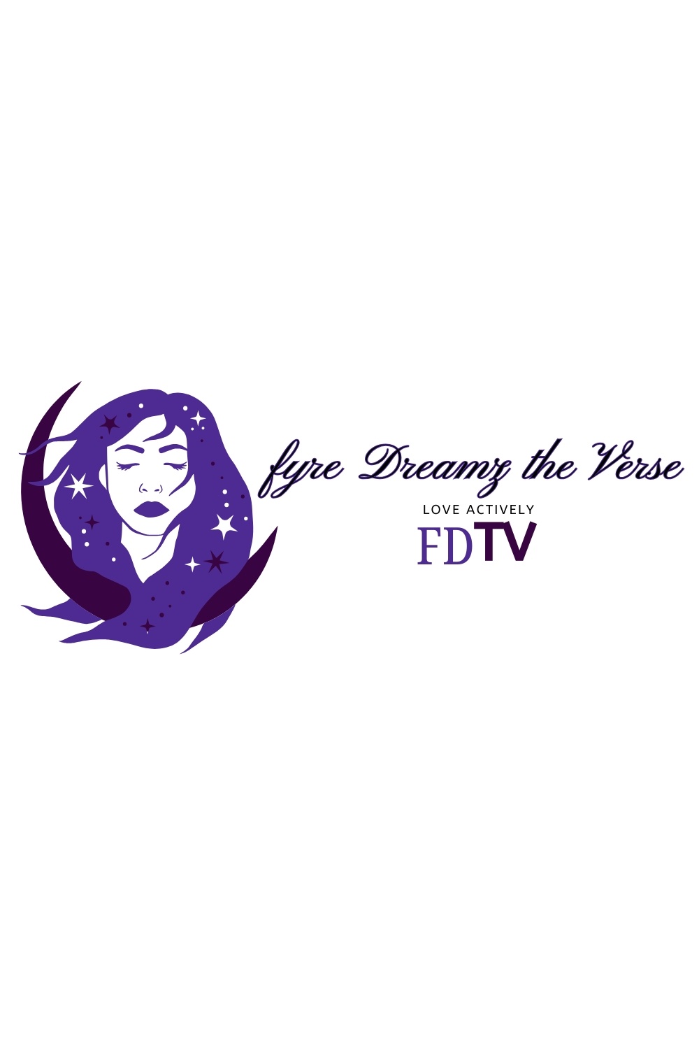 fyre dreamz the verse logo. fyre hanging with the moon in her own night sky or, EEP if your in Second Life
